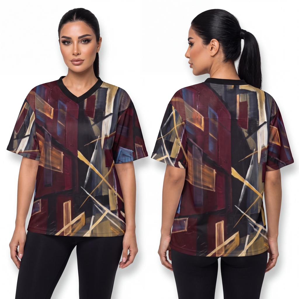 Unisex Football Jersey - Urban Speed | Echovira Gallery