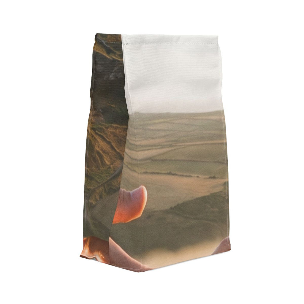 Polyester Lunch Bag - The Infinite Touch | Ethereal Coastal...