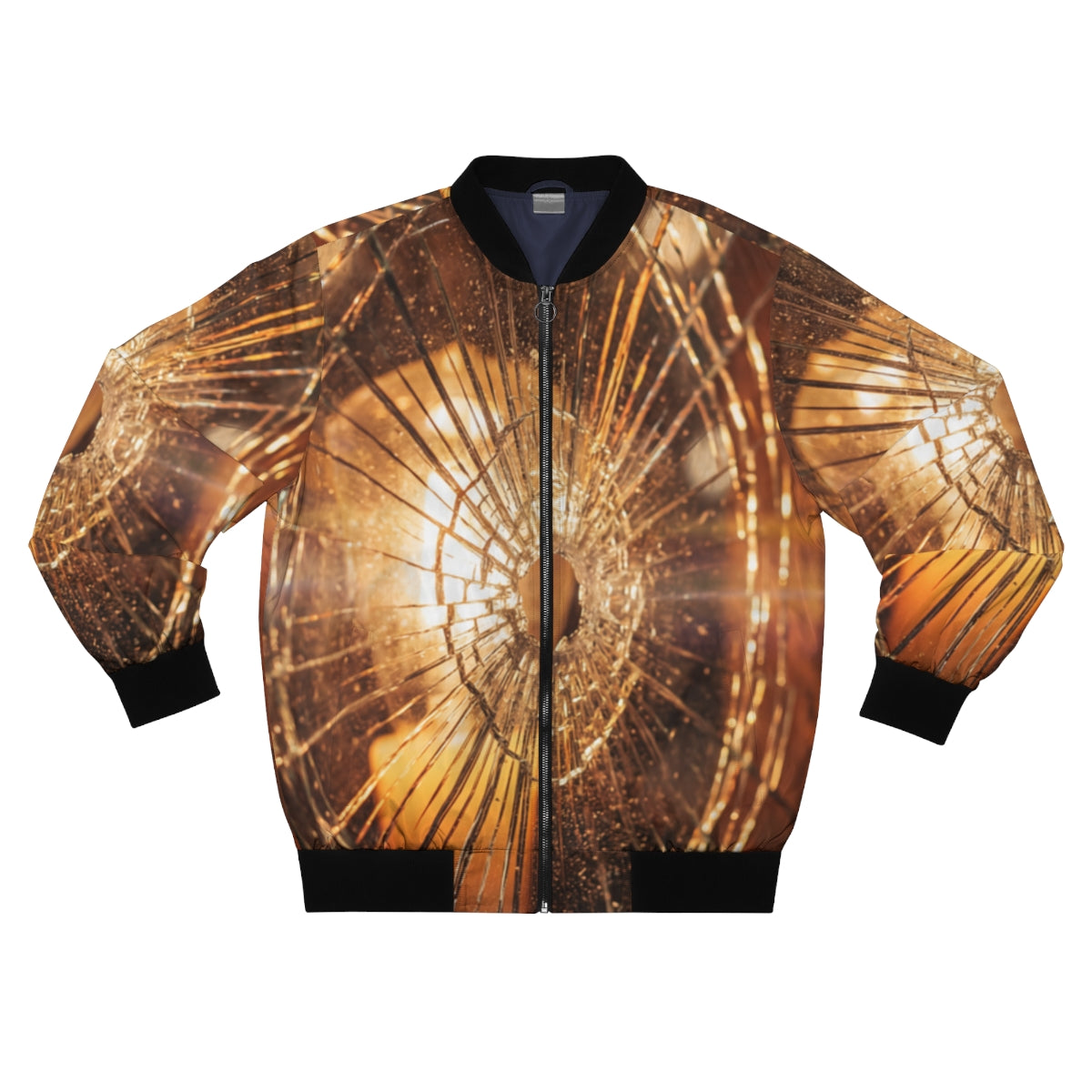 Men's Bomber Jacket - Fractured Luminescence Cinematic Art |...