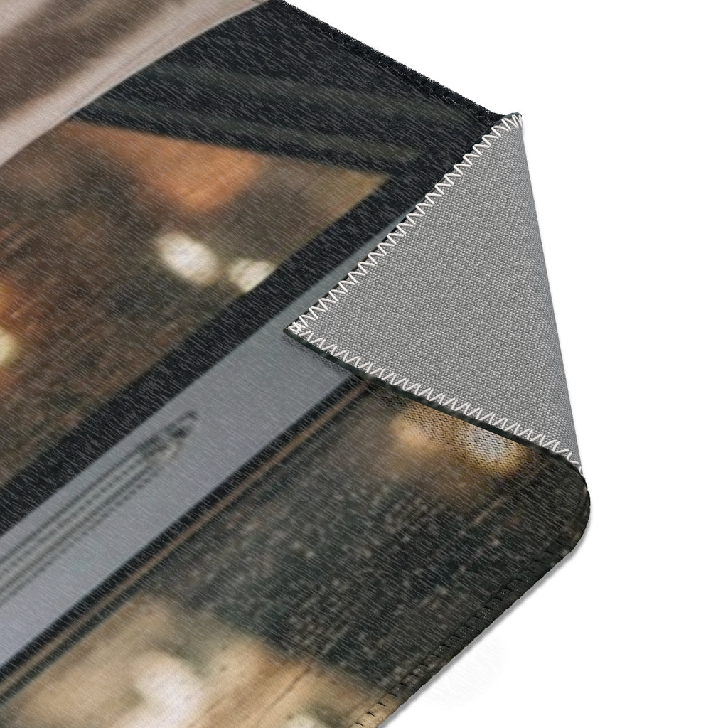 Area Rug - Shimmering City Midnight | Echovira Gallery