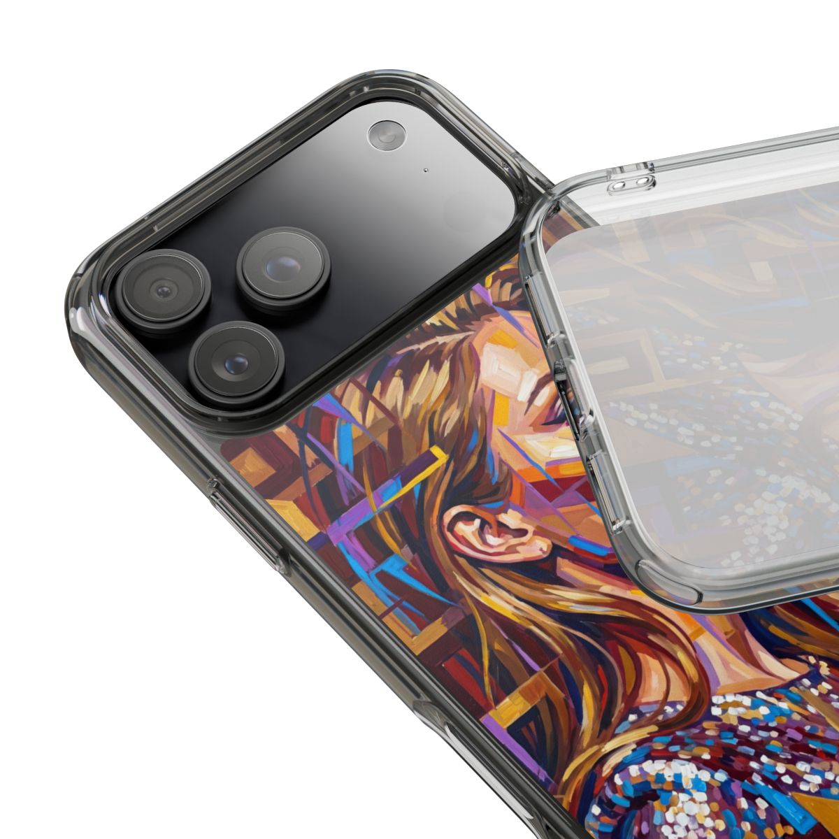 Clear Impact-Resistant Case - Shattered Elegance | Echovira...