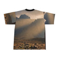Men's Unisex Football Jersey - Ancient Stone Column Mountain...