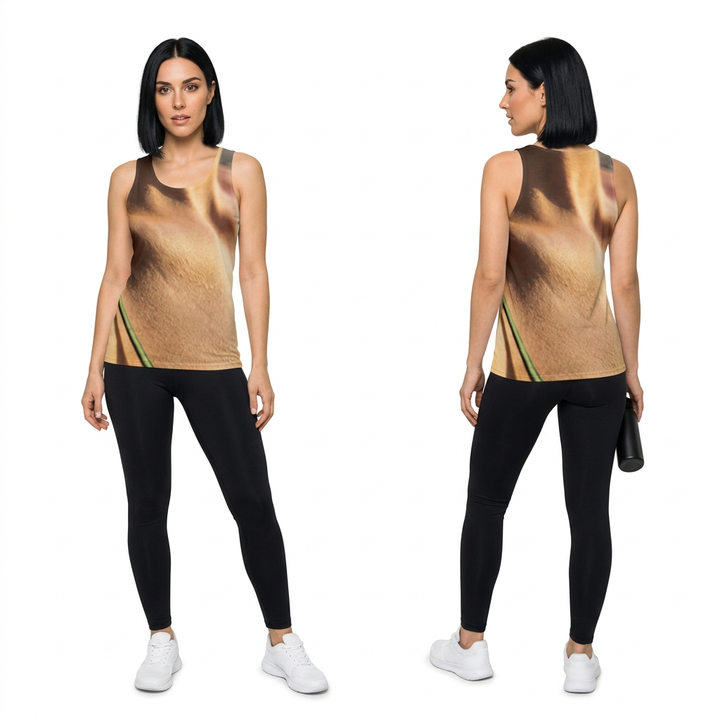 Golden Hour Tank Top - Sunkissed Emerald Layer