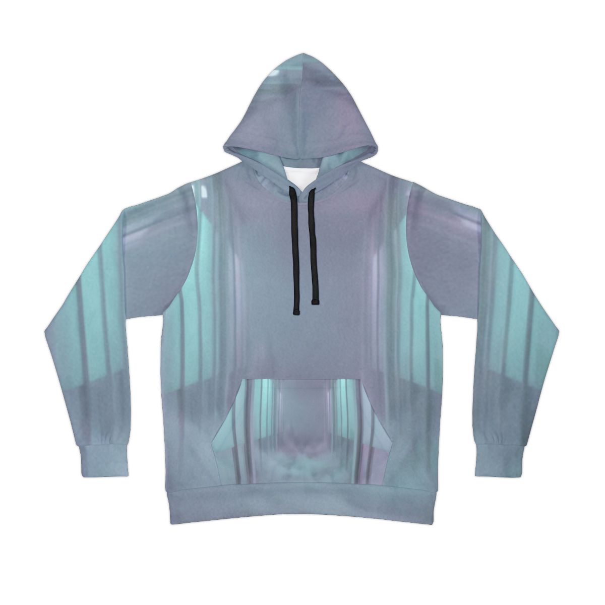 Men's Athletic Hoodie - Liminal Fog Office | Echovira...
