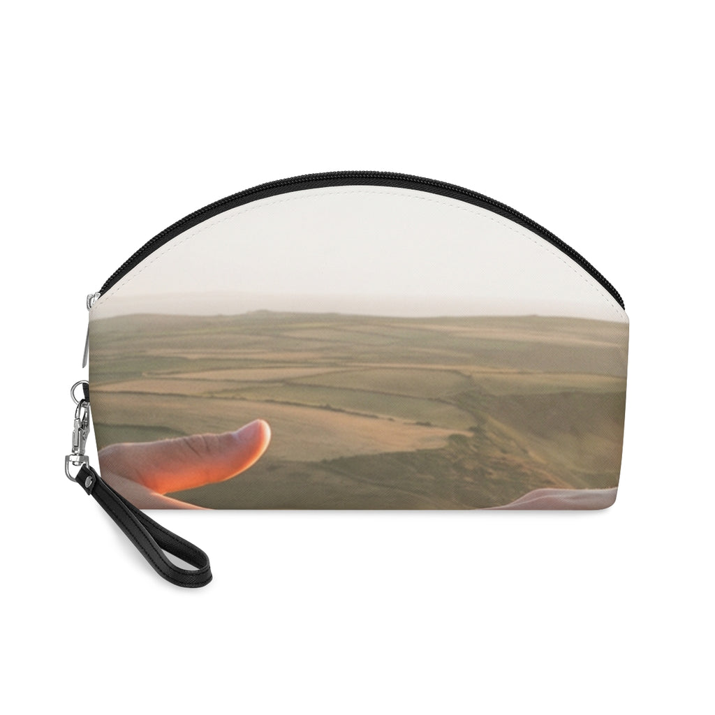 Makeup Bag - The Infinite Touch | Ethereal Coastal Art |...