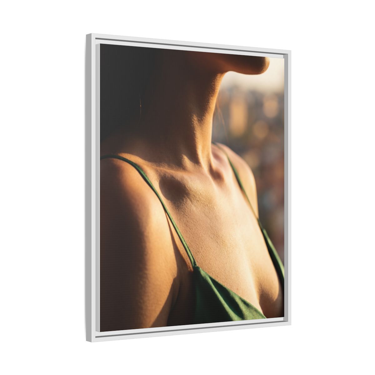 Framed Matte Canvas - Sunlit Muse