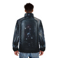 Men's Puffer Jacket with Cosmic Orion Art