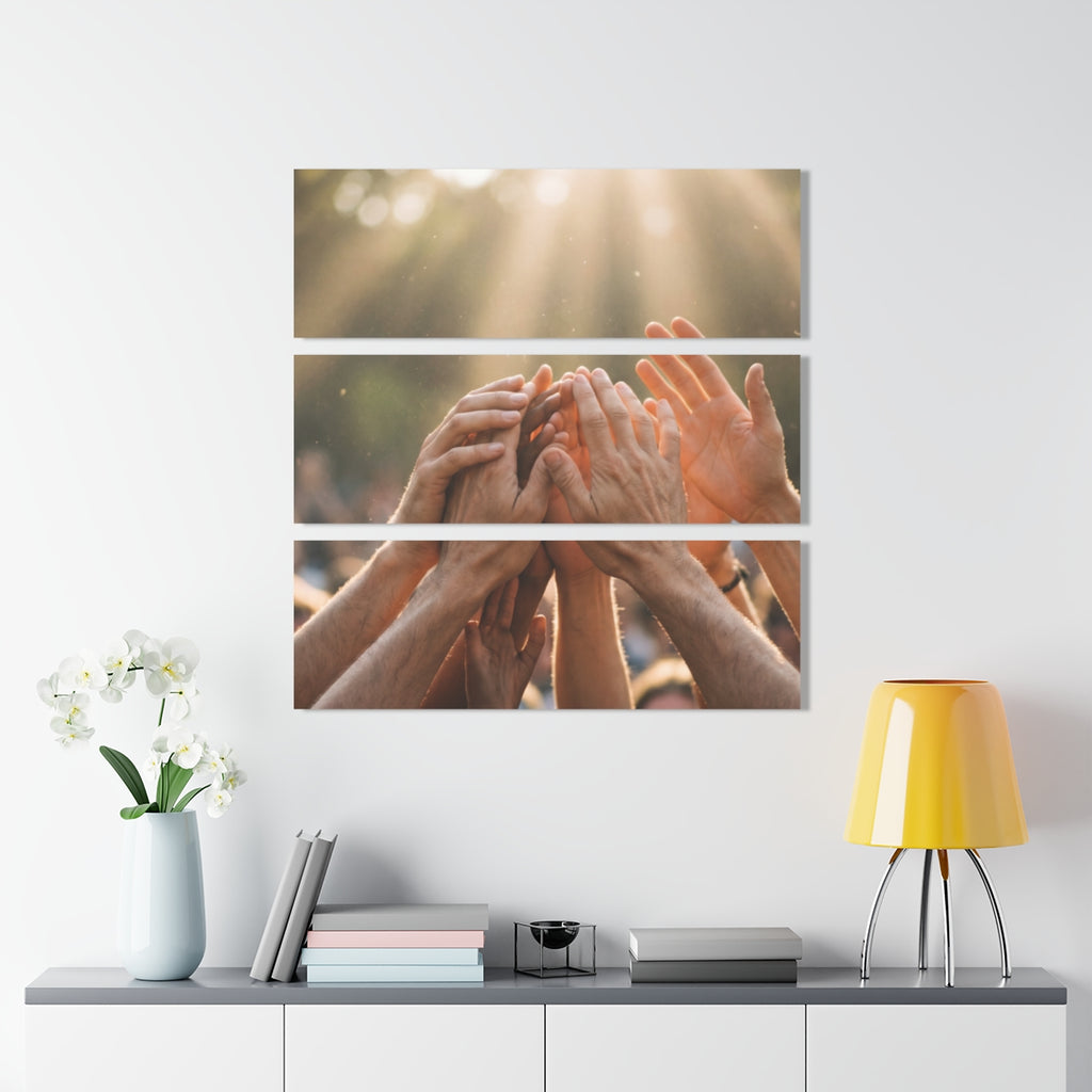 Acrylic Prints - Golden Rays of Unity Wall Art | Echovira...