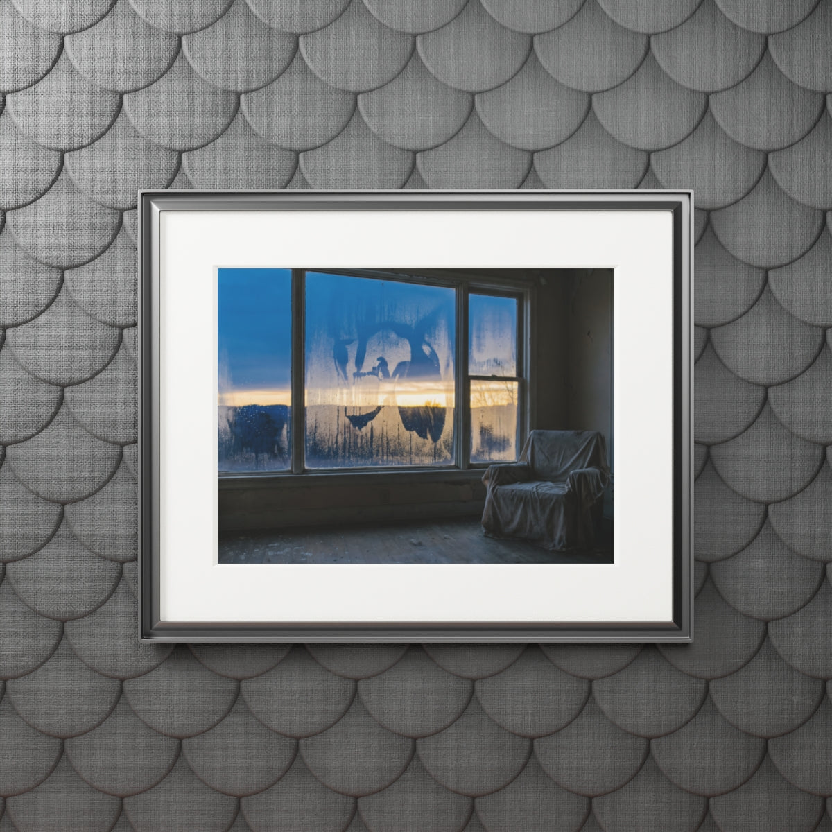 Fine Art Prints - Melancholic Window Reflection Art - Quiet...