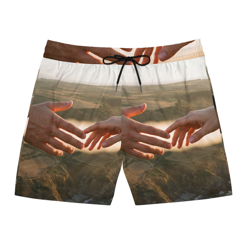 Men's Mid-Length Swim Shorts - The Infinite Touch | Ethereal...