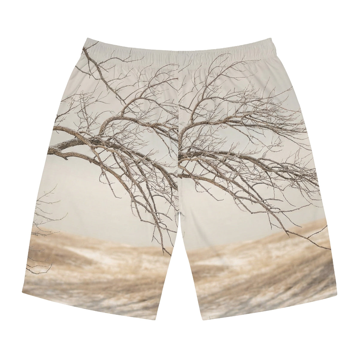 Men's Board Shorts - Winter Branch Solitude Landscape |...