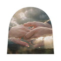 Baby Beanie with Moody Romantic Mountain Art