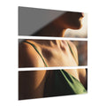 Golden Hour Triptych Acrylic Prints - Modern Art — Landscape...