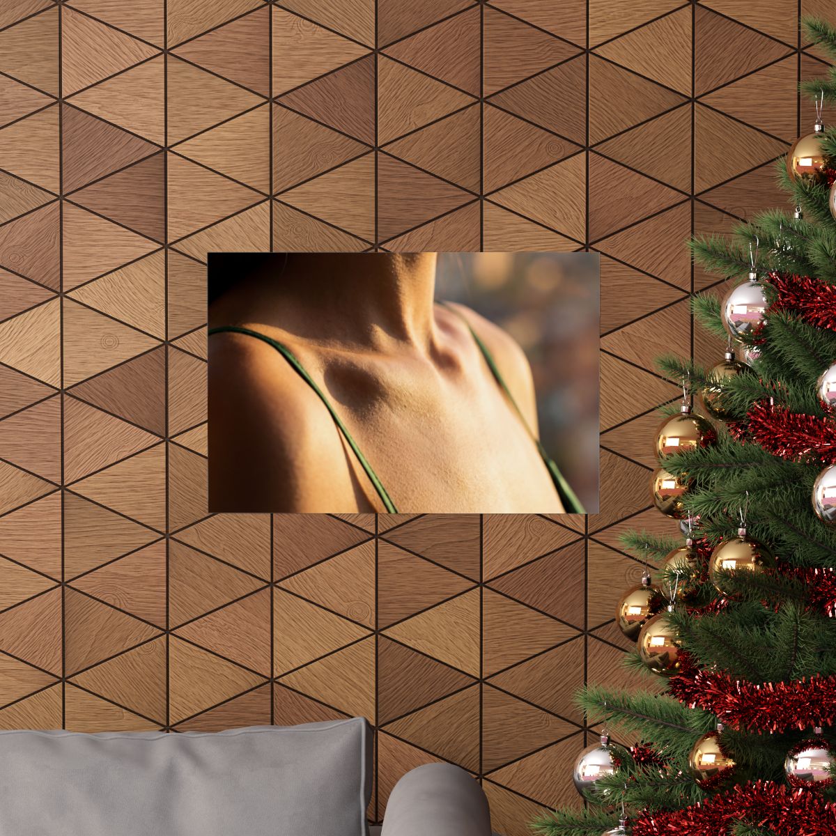 Matte Horizontal Posters - Golden Hour Glow - Minimalist......
