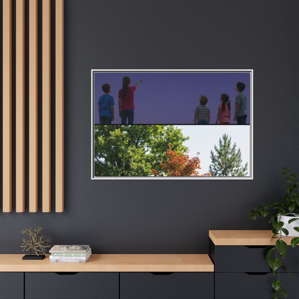 Framed Matte Canvas - Discovery — White / 1.25"