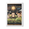 Framed Vertical Poster - Woodland Friends Meadow — White......