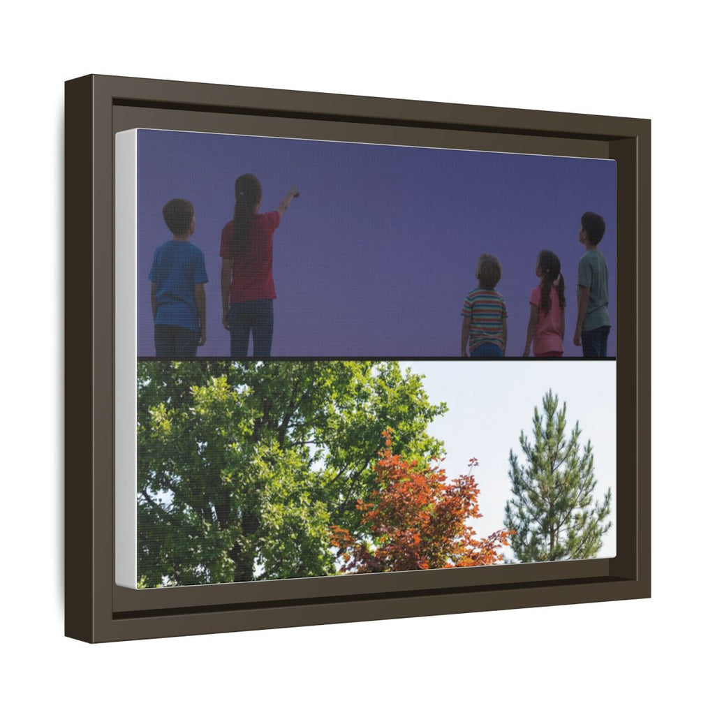 Framed Matte Canvas - Wilderness Gallery — Espresso / 1.25"