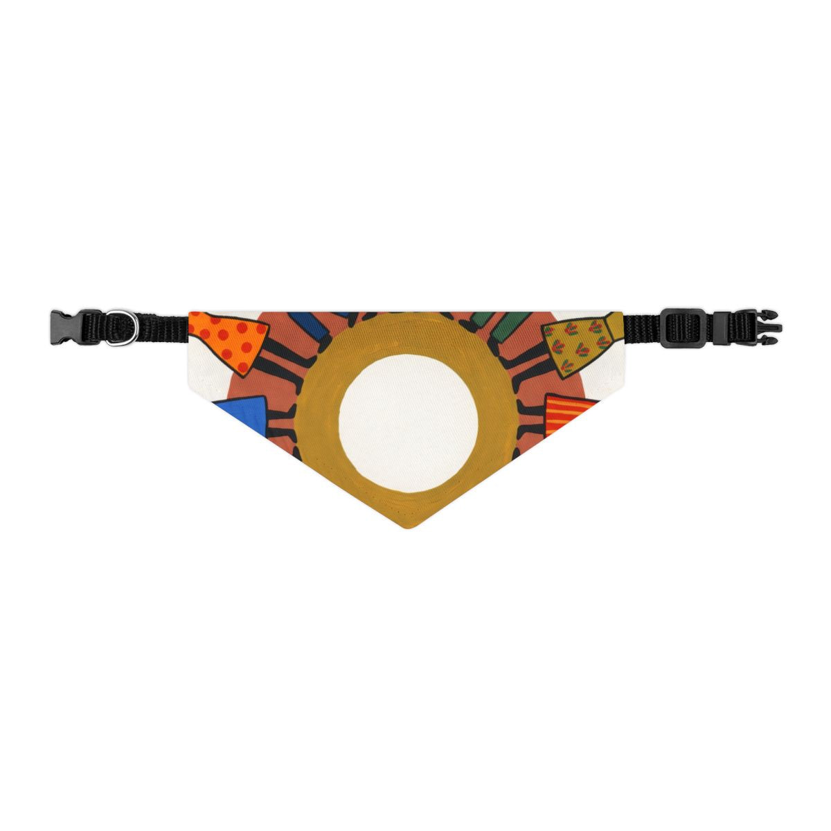 Pet Bandana Collar - Unity Mandala Folk Art | Echovira...