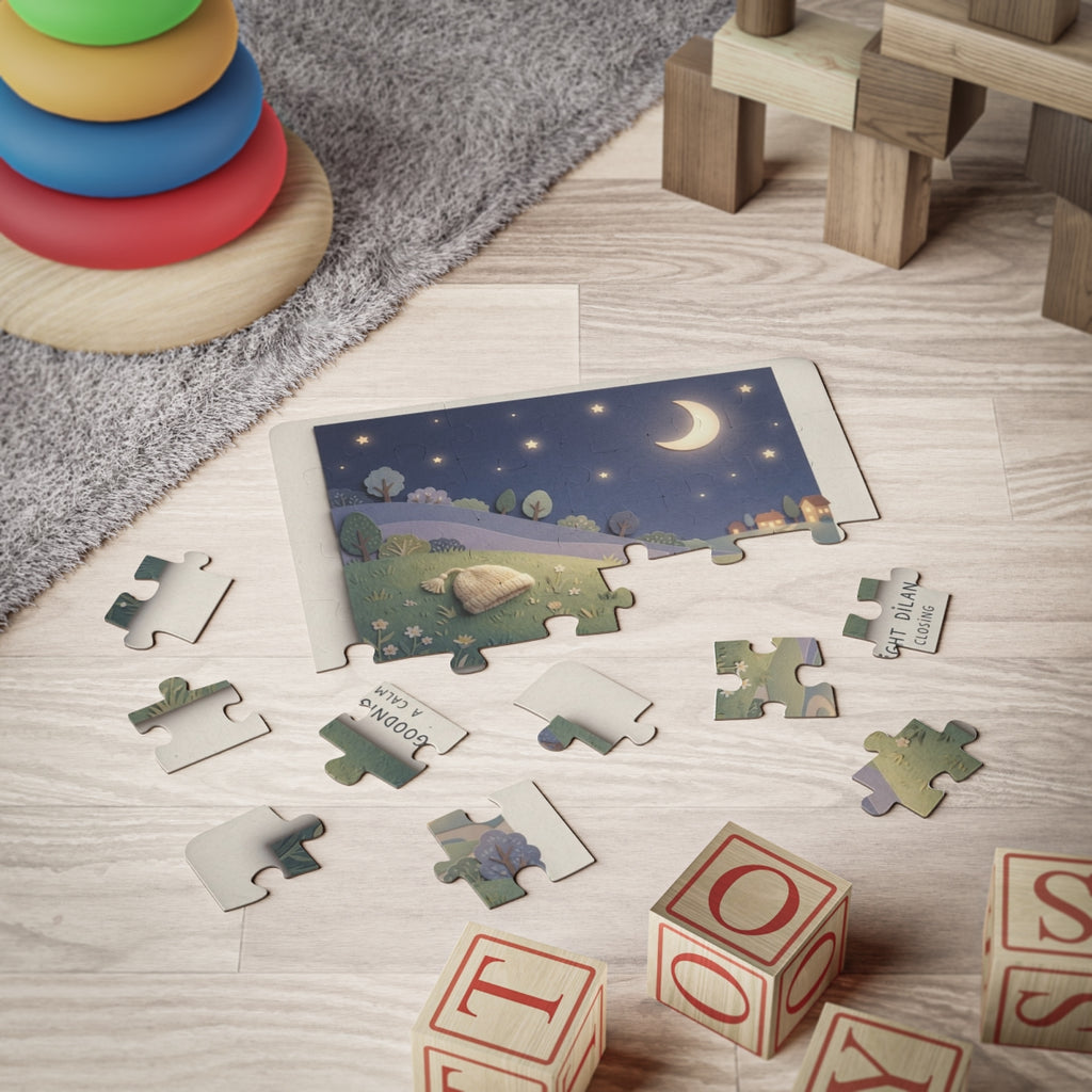 Kids' Puzzle 30-Piece - Moonlit Meadow Story | Echovira...
