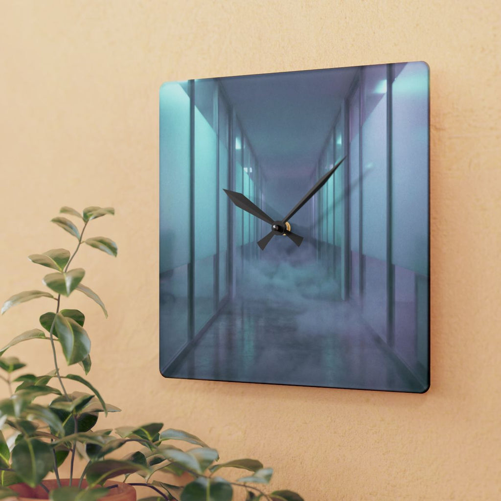 Acrylic Wall Clock - Liminal Dreamscape | Echovira Gallery