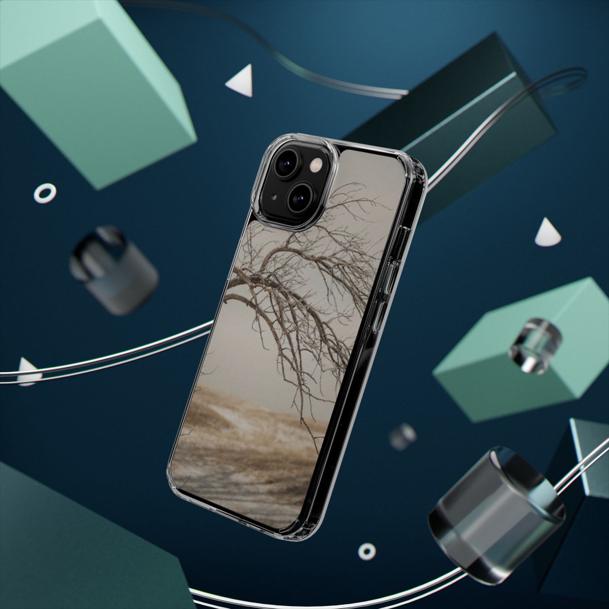 Clear Impact-Resistant Cases - Clear Phone Case - Winter...