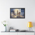 Framed Horizontal Poster - Moonlit Horizon — Black (14×11......