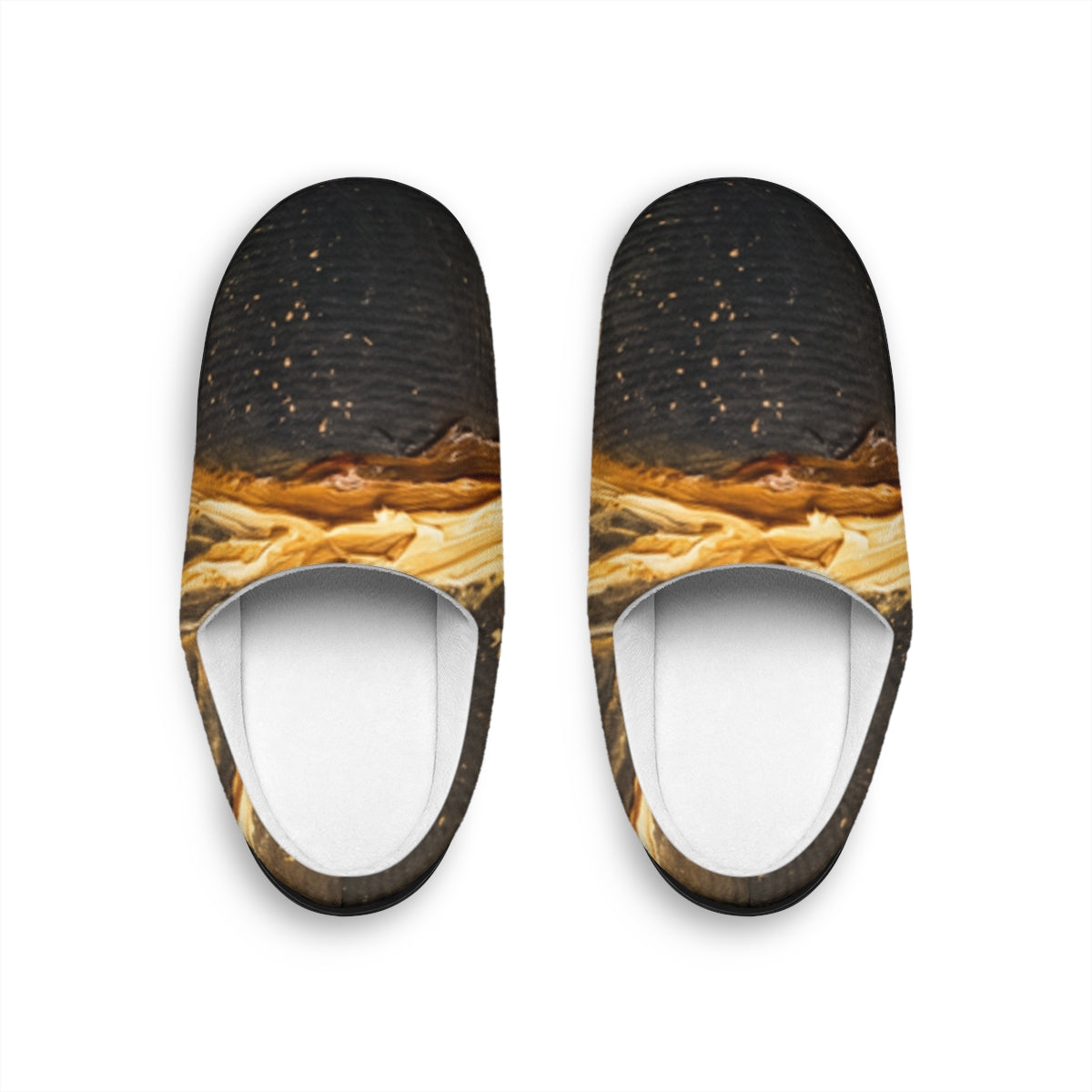 Men's Indoor Slippers - Golden Fray House Shoes | Echovira...