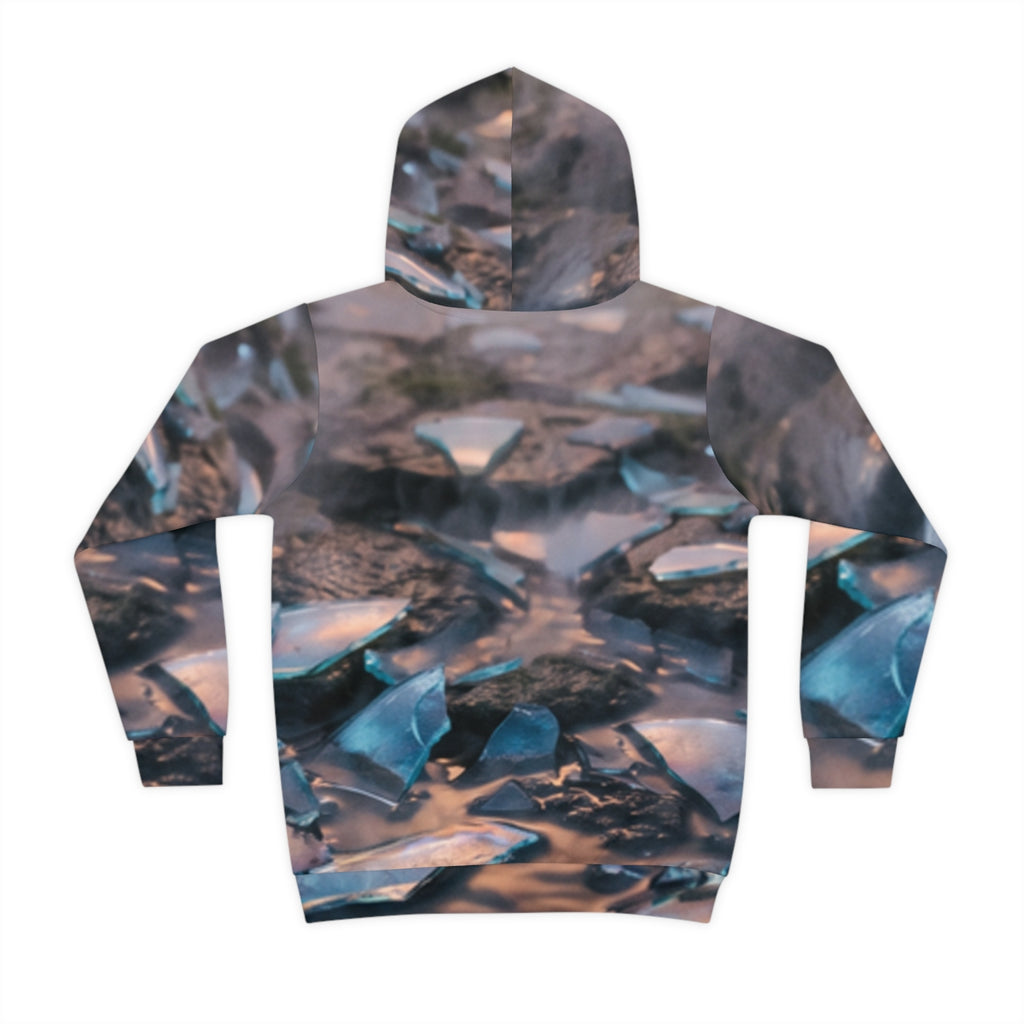 Children's Hoodie with Cobblestone Art