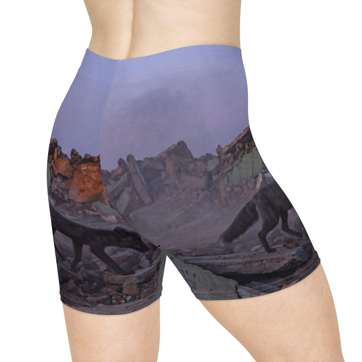 Women's Biker Shorts - Twilight Horizon Fit | Echovira...