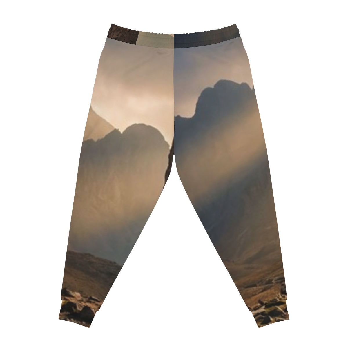 Men's Athletic Joggers - Ancient Stone Column Mountain... |...