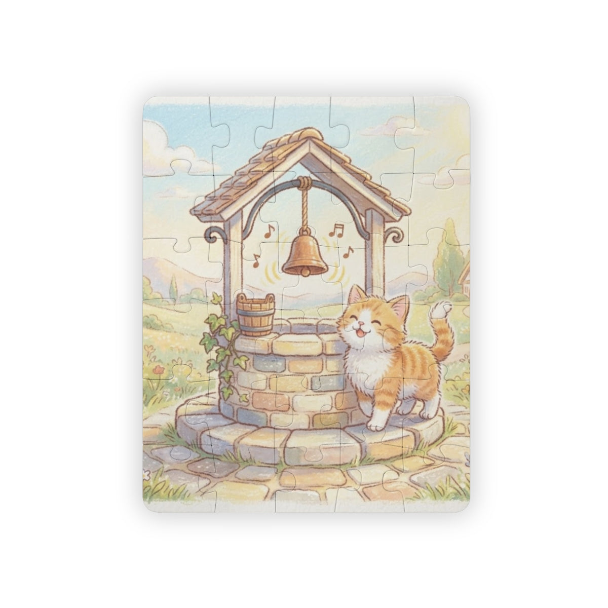Kids' Puzzle 30-Piece - Meadow Kitten | Echovira Gallery