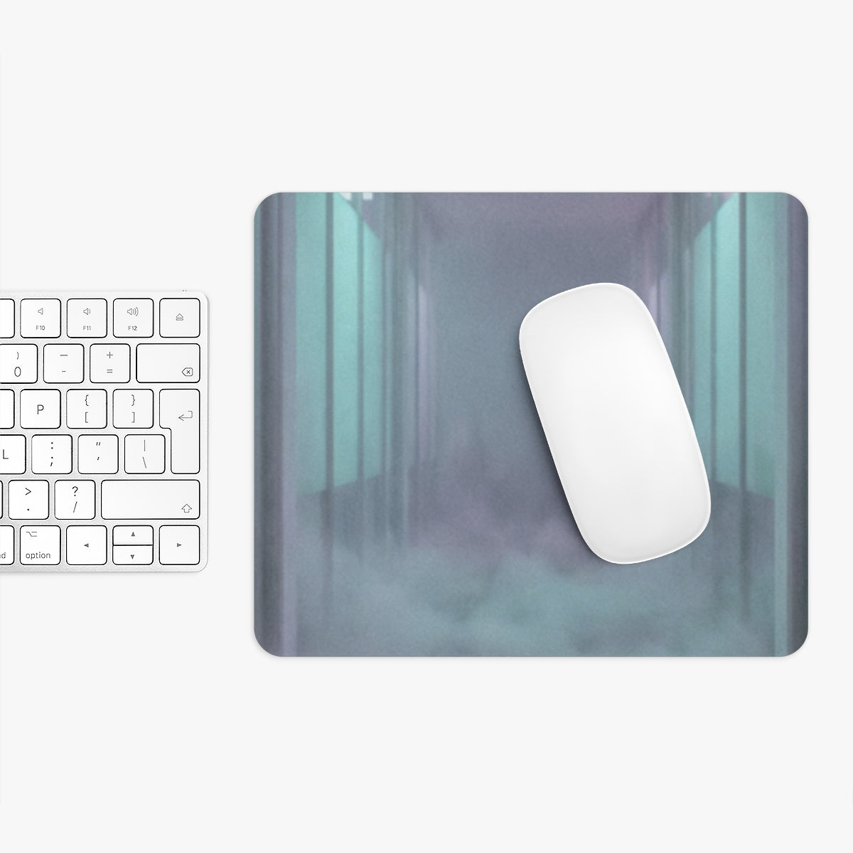 Mouse Pad - Liminal Corridor Fog Art Print | Echovira...