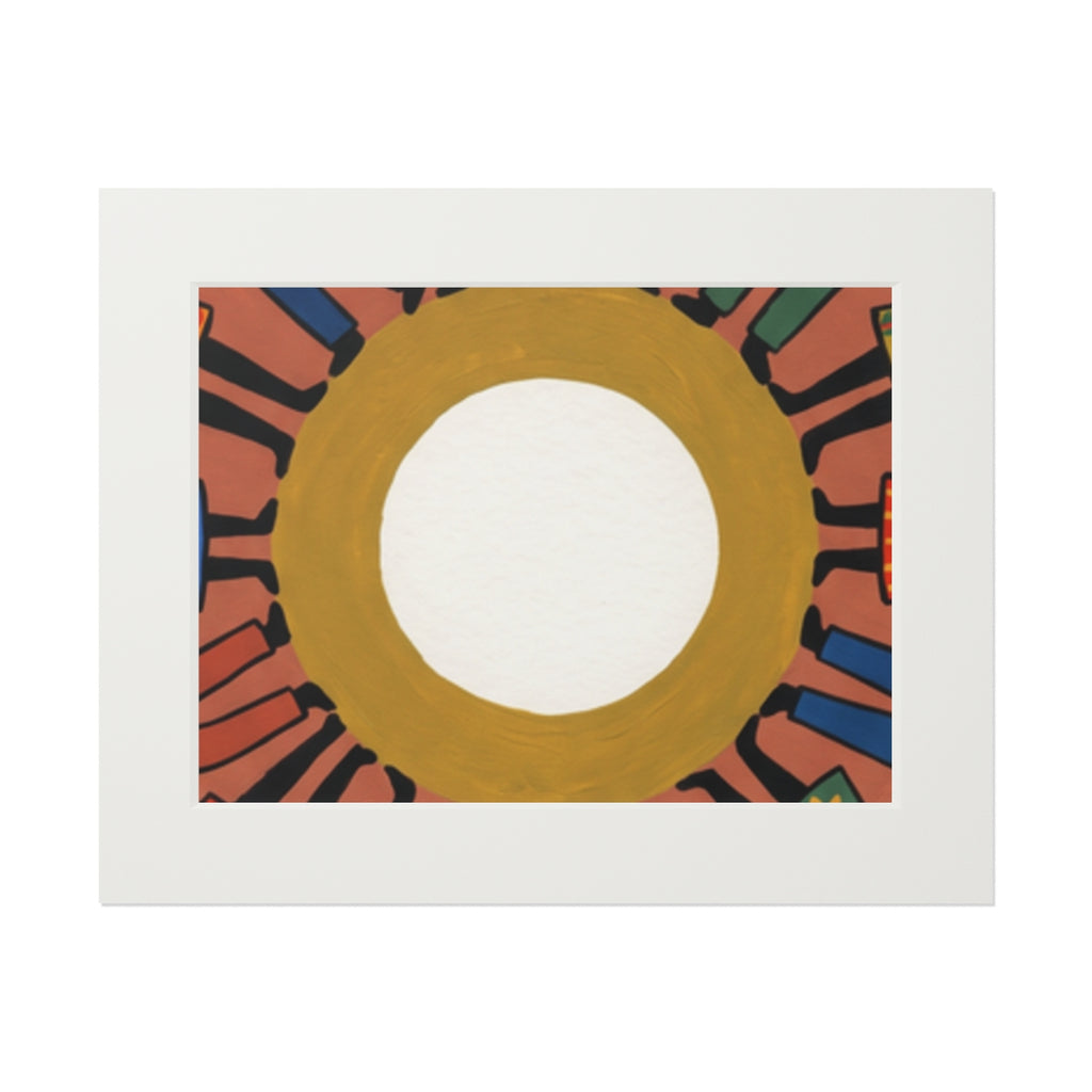 Fine Art Prints Frame - Unity Mandala Folk Art (14×11 &... |...