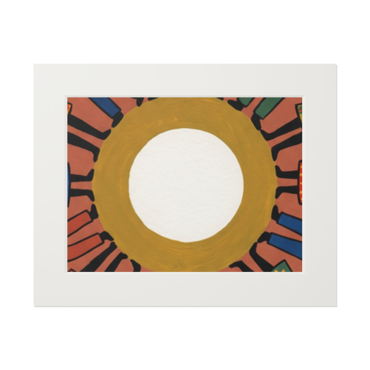 Fine Art Prints Frame - Unity Mandala Folk Art (14×11 &... |...