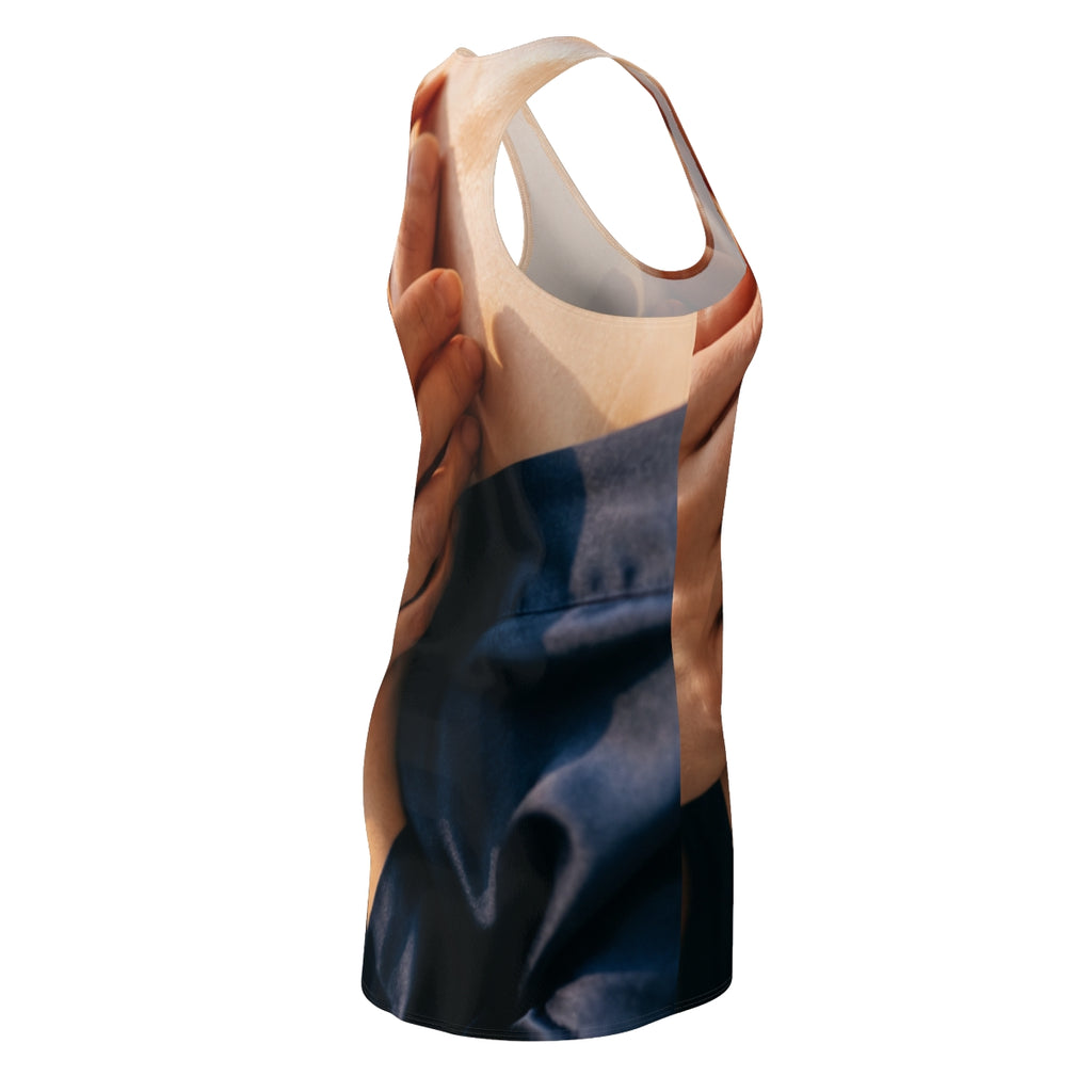 Women's Cut & Sew Racerback Dress - Midnight Satin Racerback...