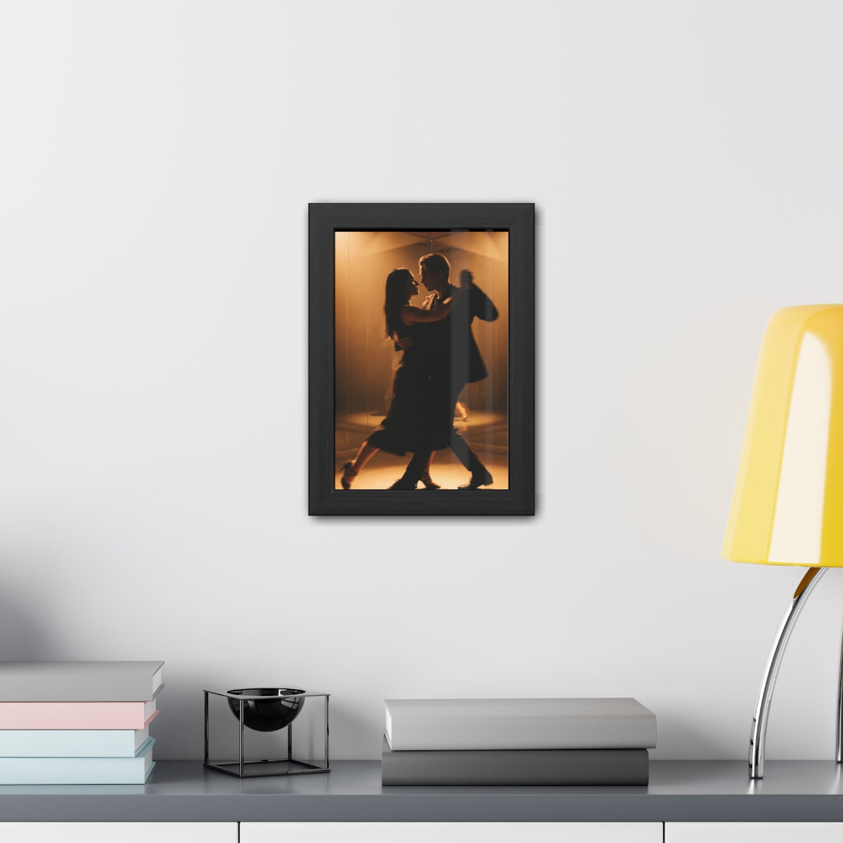 Golden Hour Tango Framed Poster — Portrait (8×12, 9×11... |...