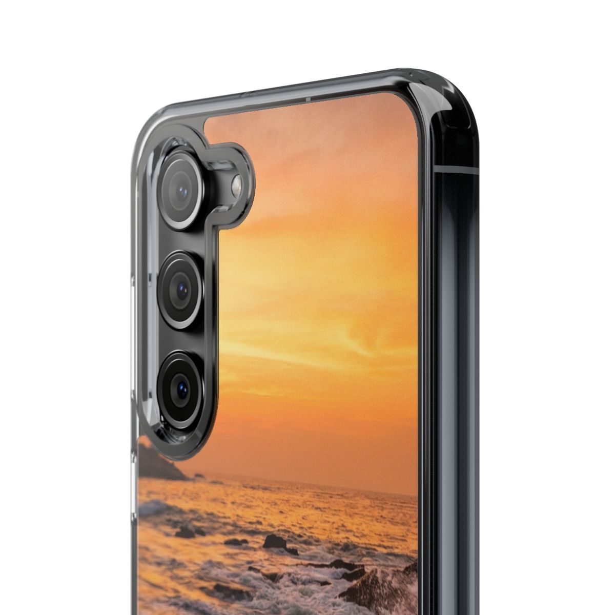 Clear Impact-Resistant Cases - Clear Phone Case - Sunset......