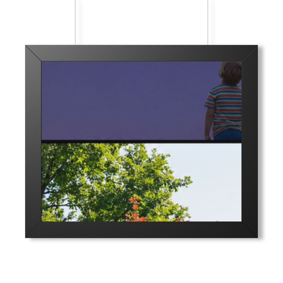 Framed Horizontal Poster - Stardust & Forest Discovery —......
