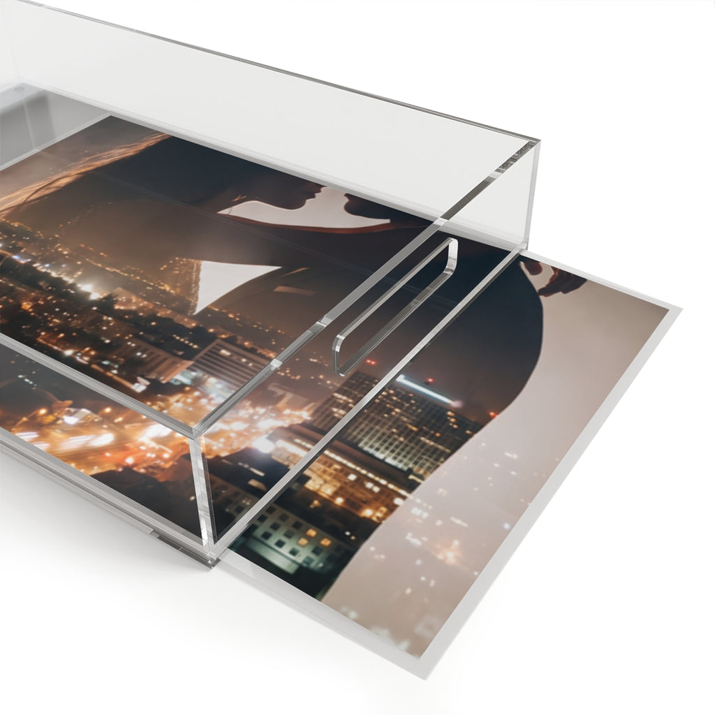 Acrylic Serving Tray - Metropolitan Nights | Echovira...