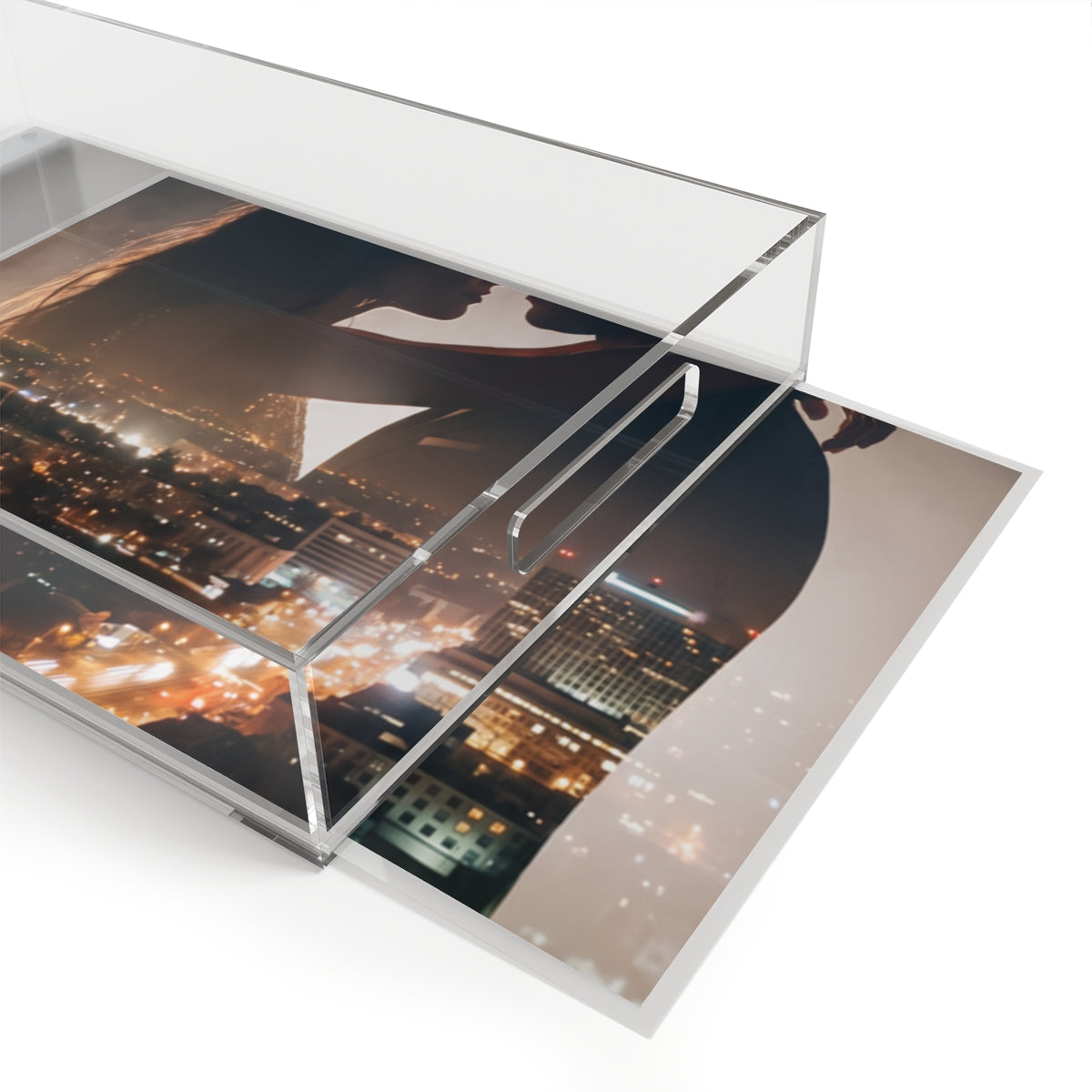Acrylic Serving Tray - Metropolitan Nights | Echovira...