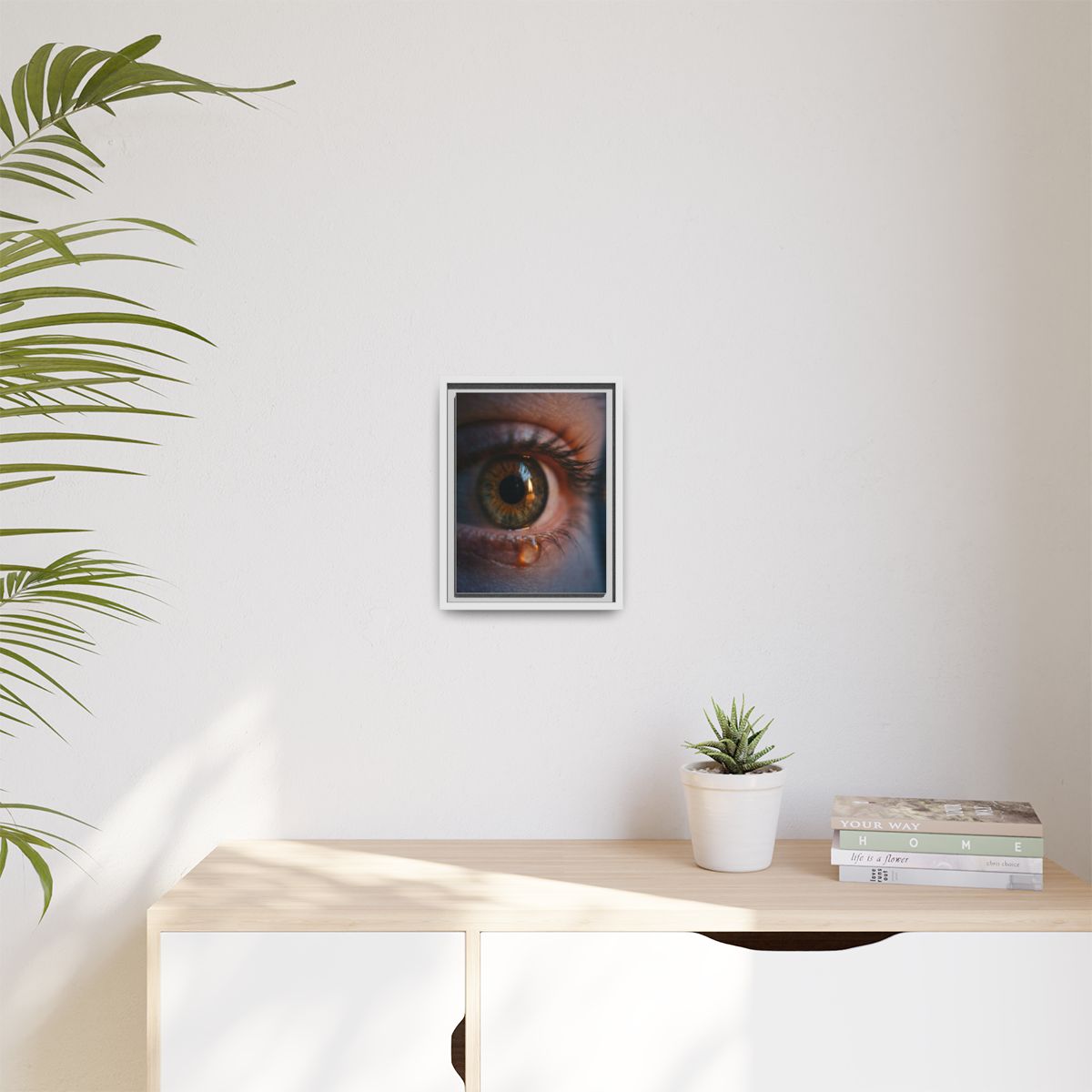 Matte Canvas, Framed - Luminous Tear