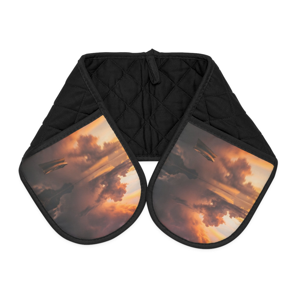 Oven Mitts - Golden Sunset Hearth | Echovira Gallery