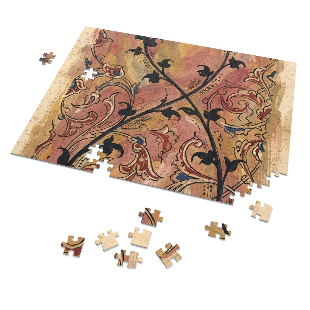 Jigsaw Puzzle with Tin - Gothic Arabesque Puzzle (30, 110......