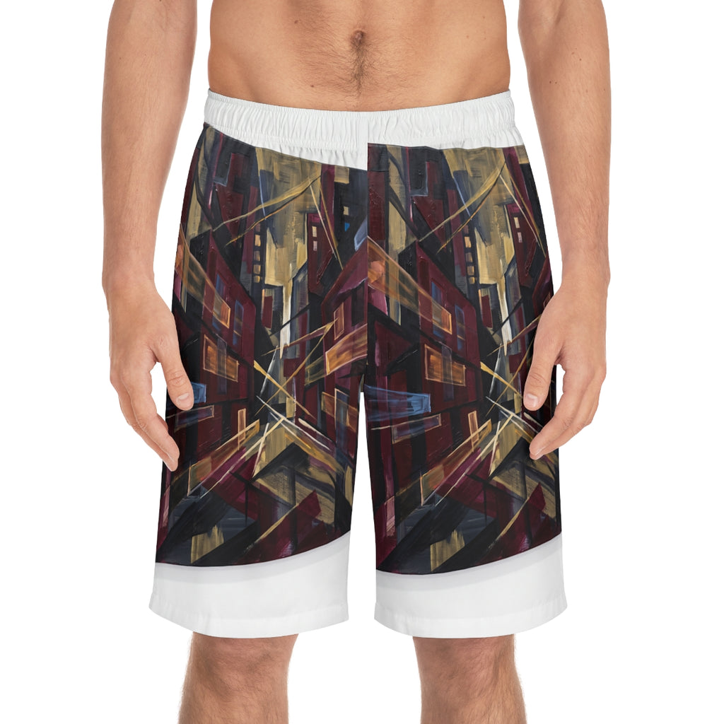 Men's Board Shorts - Urban Perspective | Echovira Gallery