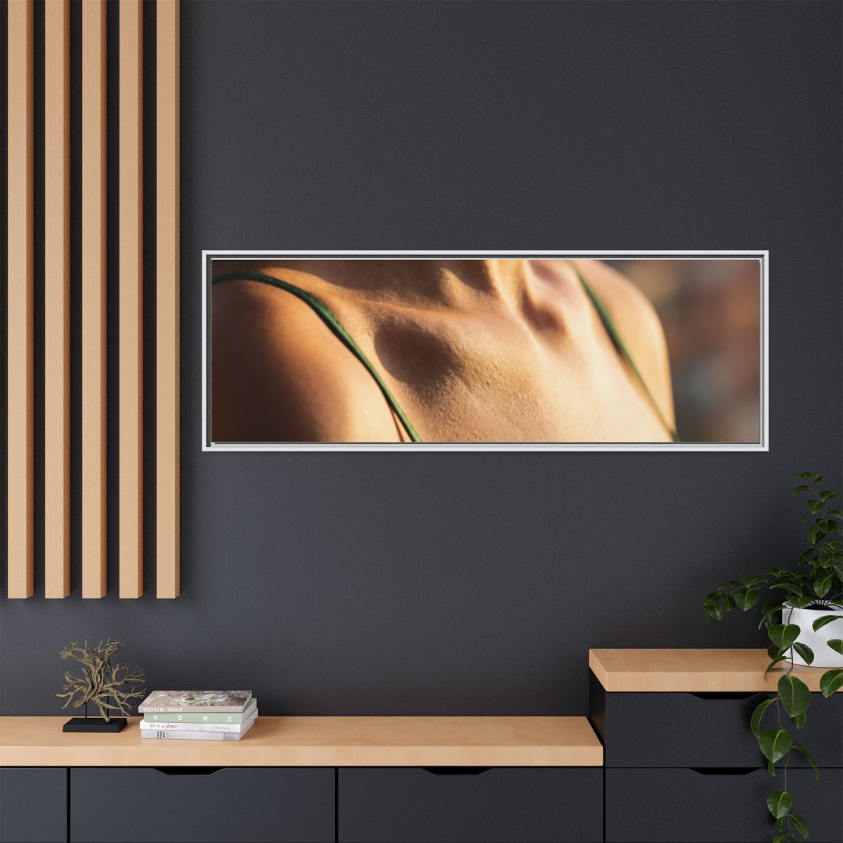 Framed Matte Canvas - Sunlit Muse