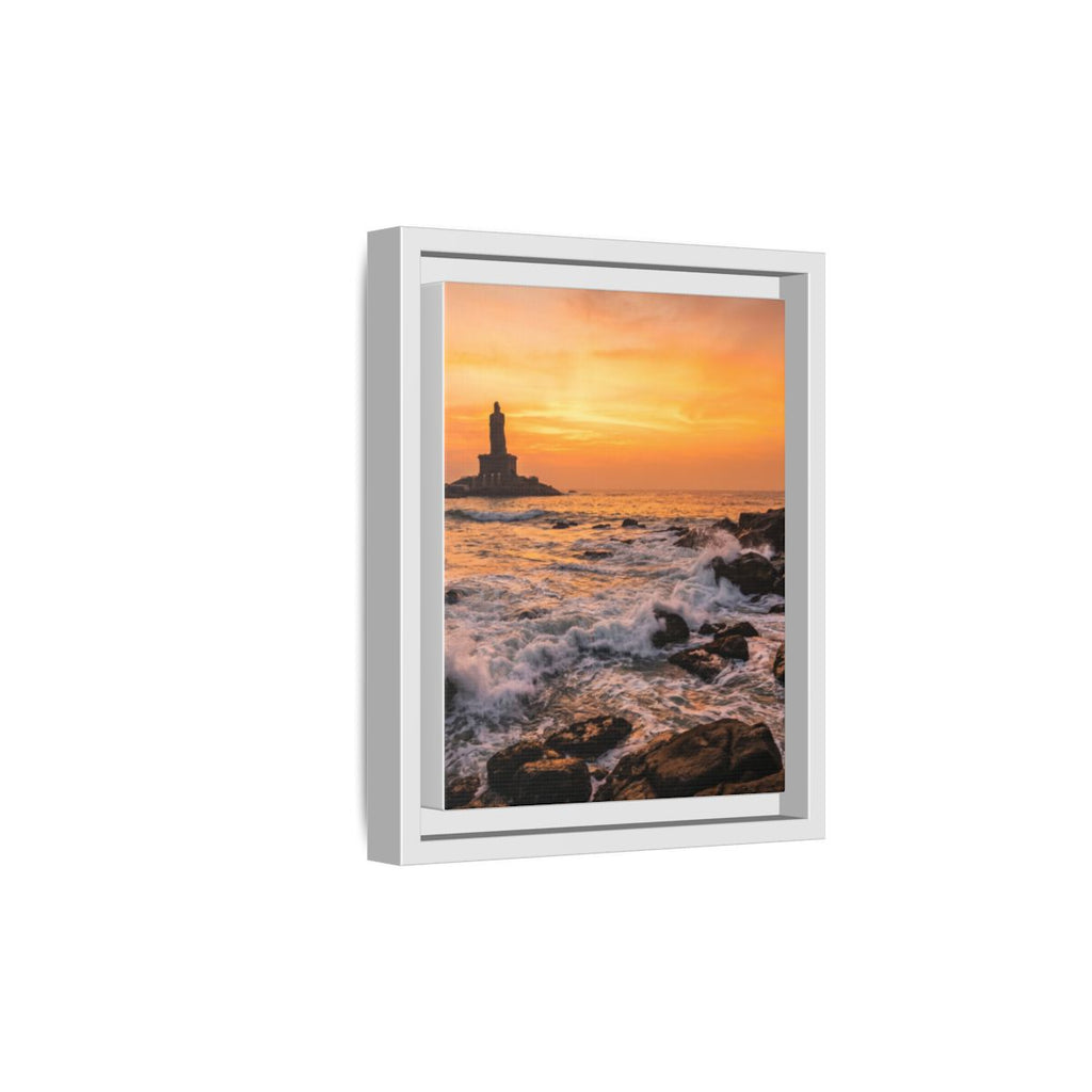 Framed Matte Canvas - Majestic Golden Coast