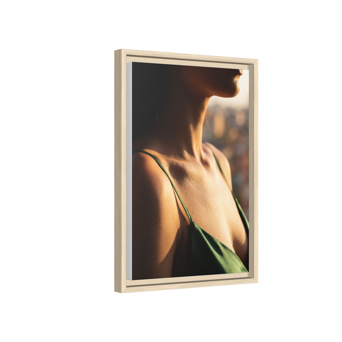 Framed Matte Canvas - Sunlit Muse