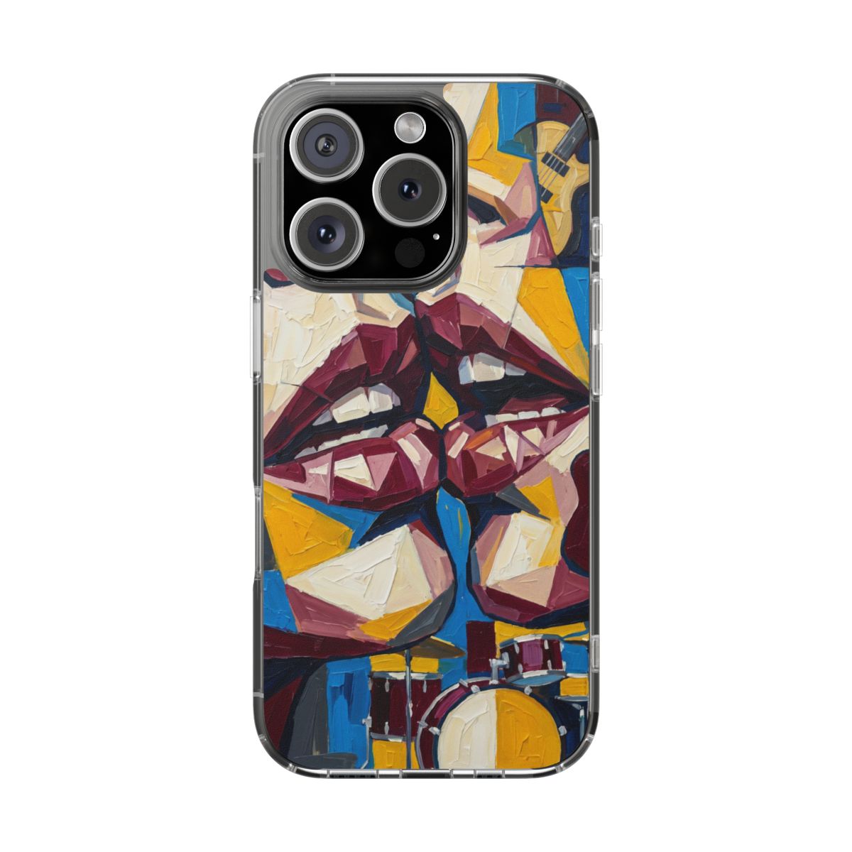 Clear Impact-Resistant Cases - Clear Phone Case - Electric...