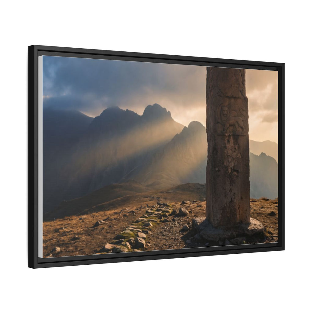 Gerahmte mattierte Leinwand - Mystisches Erbe