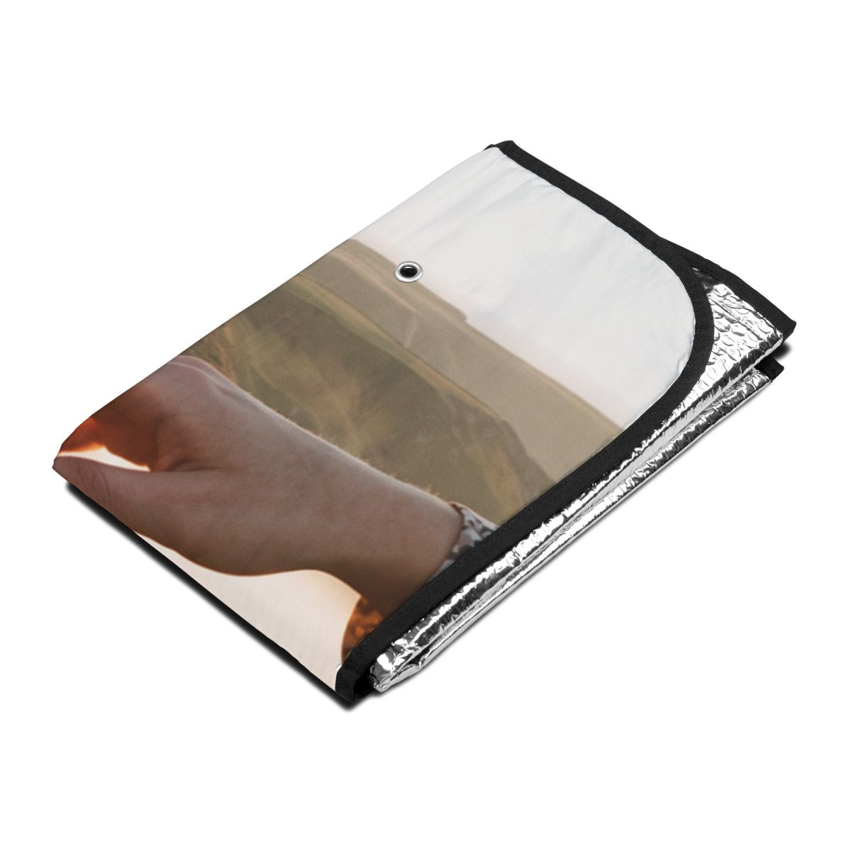 Car Sun Shades - The Infinite Touch | Ethereal Coastal Art...